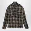 Palm Angels Men's Checked Cotton Blend Shirt In Multi