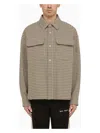 Palm Angels Club Check Logo Overshirt