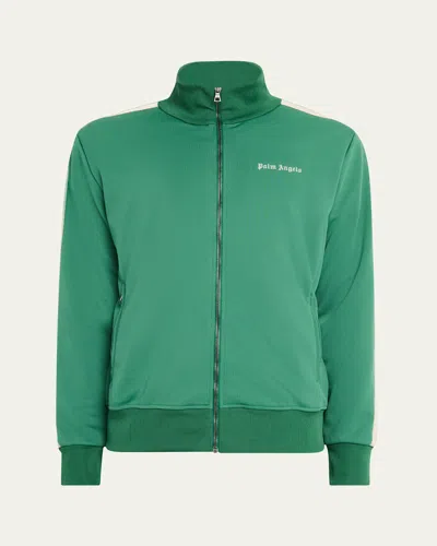 PALM ANGELS MEN'S CLASSIC JERSEY TRACK JACKET
