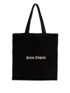 Palm Angels Rectangular Tote Bag Logo Design In Black