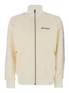 Palm Angels 'classic Logo' White Sweatshirt With Logo Printed On The Front