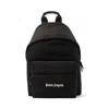 Palm Angels Men's Cordura Classic Logo Backpack In Black/white