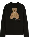 Palm Angels Bear In Mind Sweatshirt In Black