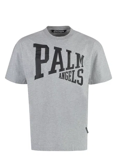 PALM ANGELS MEN'S COTTON CREW-NECK T-SHIRT