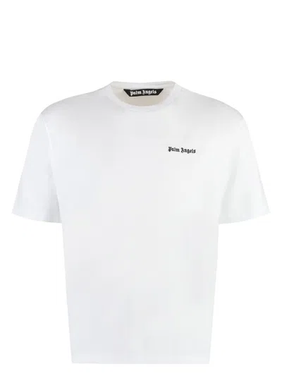 PALM ANGELS MEN'S COTTON CREW-NECK T-SHIRT