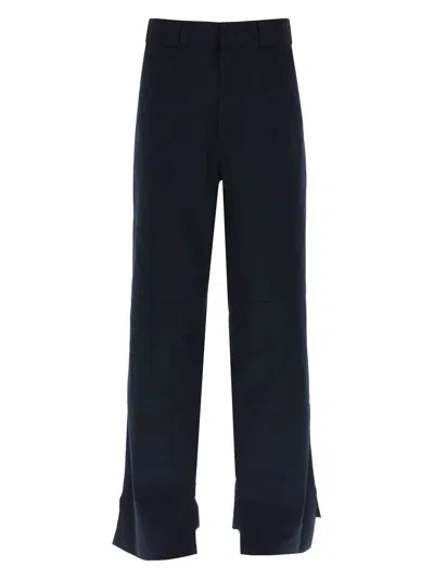 Palm Angels Men's Cotton Trousers In Blue