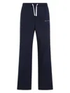 Palm Angels Logo Drawstring Track Pants In Blue