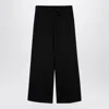 Palm Angels Monogram Straight Pants In Black