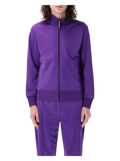 PALM ANGELS MEN'S CURVED LOGO TRACK JACKET