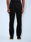 Palm Angels Men's Back Curved Logo Track Pants In Black