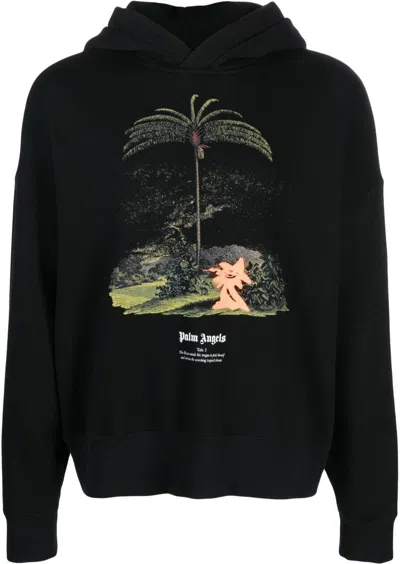 PALM ANGELS MEN'S ENZO FROM THE TROPICS HOODIE