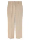 Palm Angels Men's Flared Trousers In Beige