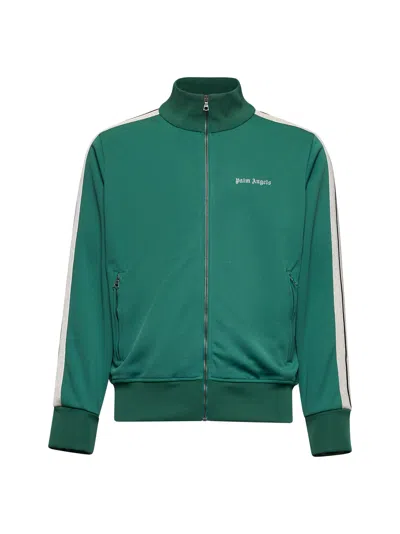 Palm Angels Men Green Classic Logo Track Jacket
