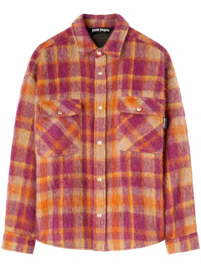 Palm Angels Men's Jackets In Blue