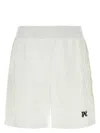 Palm Angels Men's Linen Bermuda Shorts