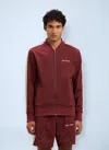 Palm Angels Classic Logo Bomber Track Jkt Burgundy - In Burgundy