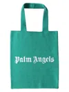 Palm Angels Logo-print Tote Bag In Green