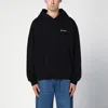 Palm Angels Brand-embroidery Kangaroo-pocket Relaxed-fit Cotton-jersey Hoody