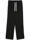 Palm Angels Men's Monogram Cotton Blend Trousers In Multicolor
