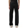 Palm Angels Men's Monogram Loose Denim Pant In Black