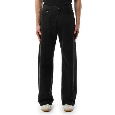 PALM ANGELS MEN'S MONOGRAM LOOSE DENIM PANTS