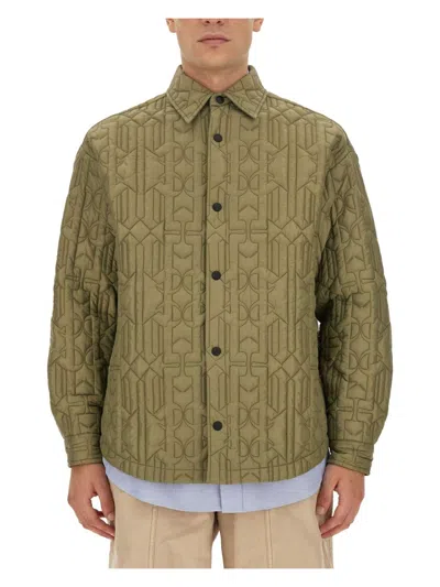 PALM ANGELS MEN'S MONOGRAM SHIRT