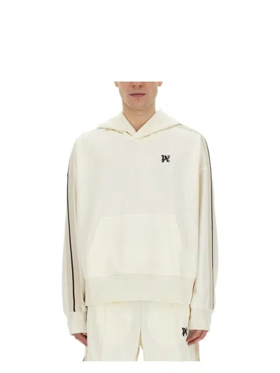 PALM ANGELS MEN'S MONOGRAM SWEATSHIRT