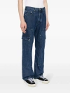 PALM ANGELS PALM ANGELS MEN MW METAL FRAME CARGO DENIM PANT