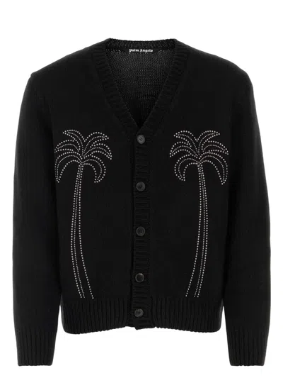 PALM ANGELS MEN'S NYLON BLEND CARDIGAN