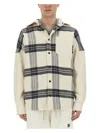 Palm Angels Overshirt Check In White