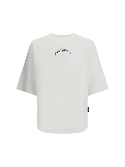 Palm Angels Men Oversized T-shirt In White