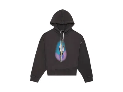 Pre-owned Palm Angels Men's  Cactus Hoodie In Black/green In Multi