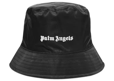 Pre-owned Palm Angels Men's  Classic Logo Bucket Hat In Black