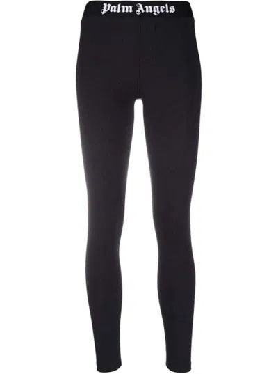 Pre-owned Palm Angels Men's  Classic Logo Legging In Black
