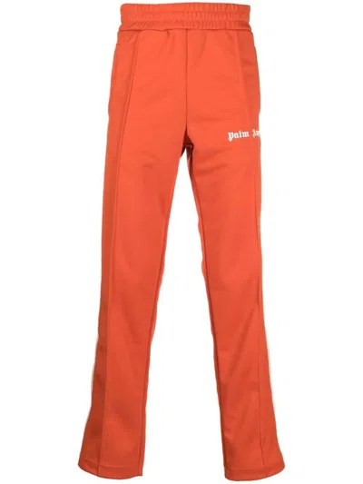 Pre-owned Palm Angels Men's  Classic Track Pants In Brick Red