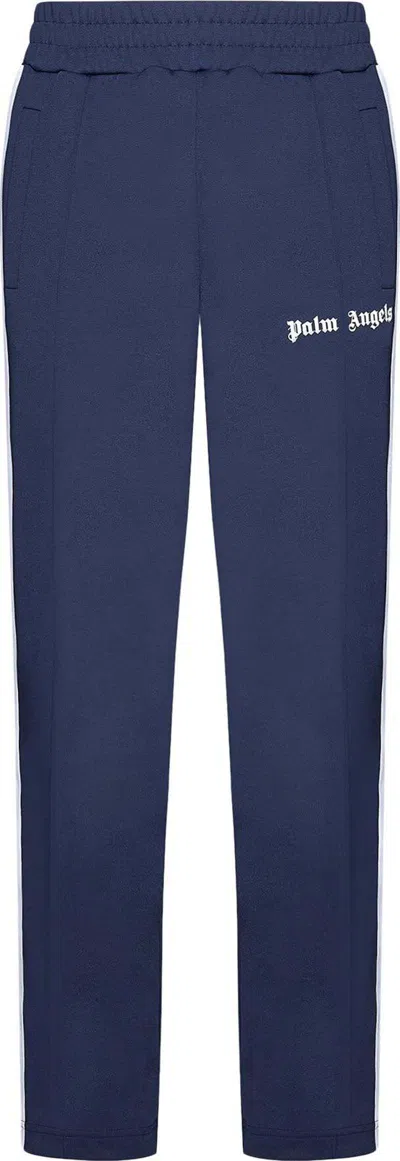 Pre-owned Palm Angels Men's  Classic Track Pants In Navy Blue
