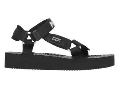 Pre-owned Palm Angels Men's  Depa Sandals X Suicoke Sneakers In Black