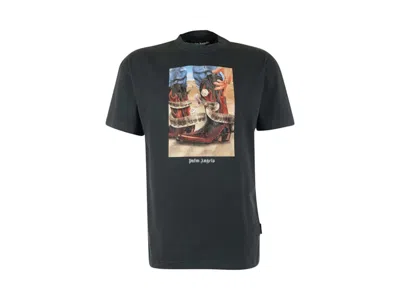 Pre-owned Palm Angels Men's  Dice Game Classic T-shirt In Black