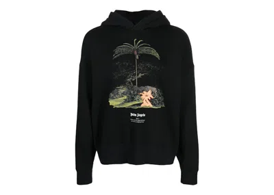 Pre-owned Palm Angels Men's  Enzo From The Tropics Hoodie In Black
