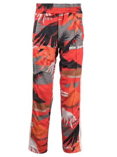 Pre-owned Palm Angels Men's  Hawaii Track Pants In Redoff White In Multi