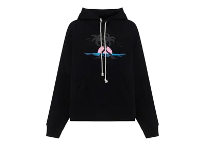 Pre-owned Palm Angels Men's  Hugging Hoodie In Black