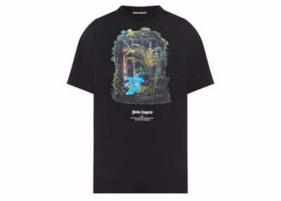 Pre-owned Palm Angels Men's  Hunting In The Forest T-shirt In Black