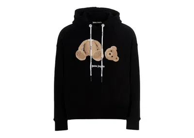 Pre-owned Palm Angels Men's  Kill The Bear Popover Hoodie In Black Brown Ss23