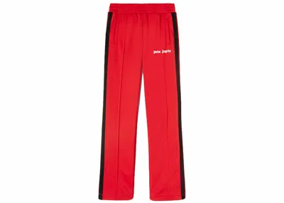 Pre-owned Palm Angels Men's  Lny Track Pants In Red/black In Multi
