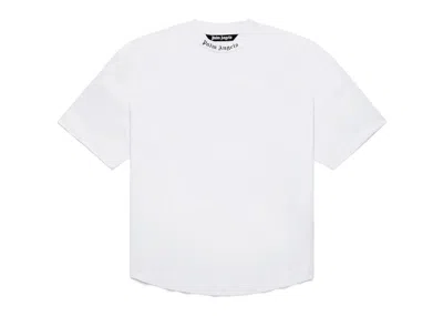Pre-owned Palm Angels Men's  Logo T-shirt In White