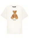 Palm Angels Bear-print T-shirt In White