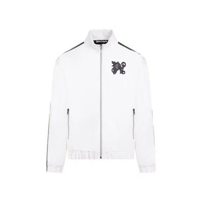 PALM ANGELS PALM ANGELS MONOGRAM LEATHER JACKET MEN