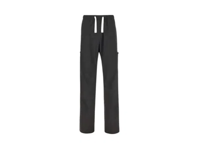 Pre-owned Palm Angels Men's  Monogram Loose Pants In Black