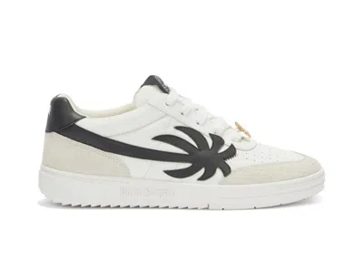 Pre-owned Palm Angels Men's  Palm Beach University Sneakers In White/black