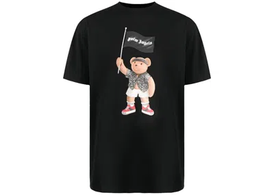 Pre-owned Palm Angels Men's  Pirate Teddy Bear T-shirt In Black